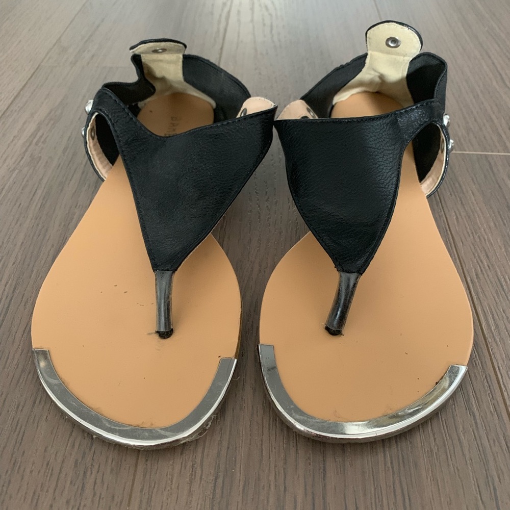 Bamboo black sandals - Picture 1 of 2